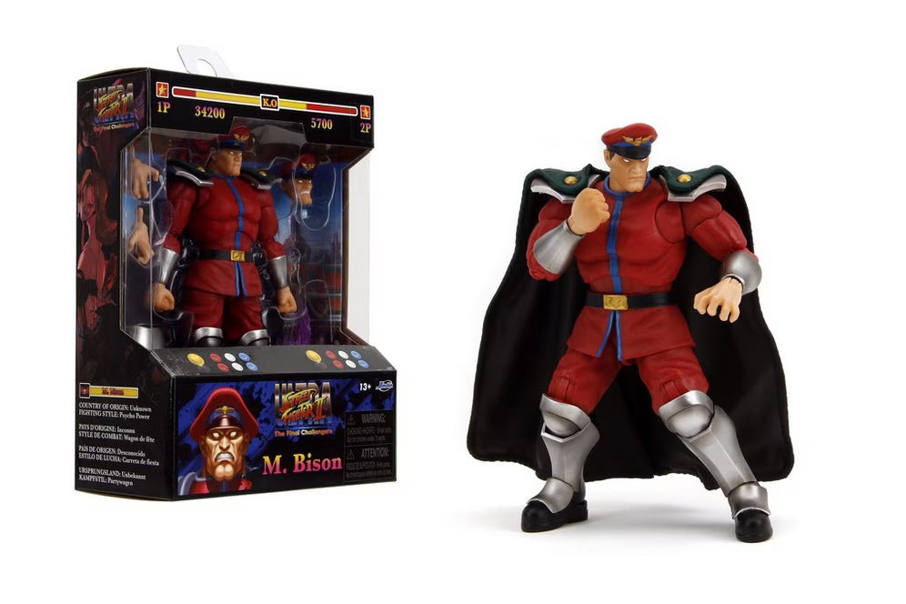 Ultra Street Fighter II M Bison 6-In Action Figure