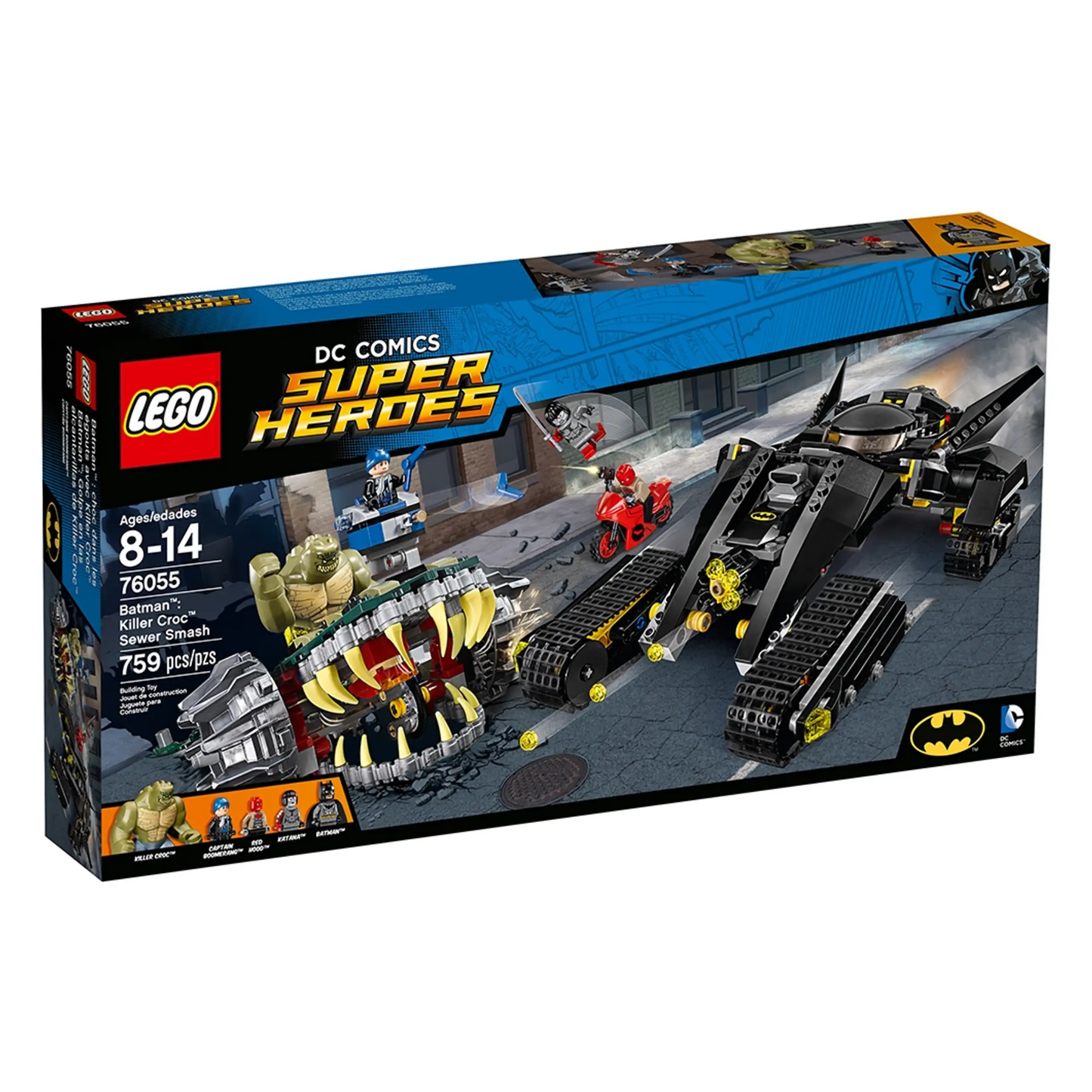 LEGO_DC_Batman_Killer_Croc_Sewer_Smash_76055_Retired