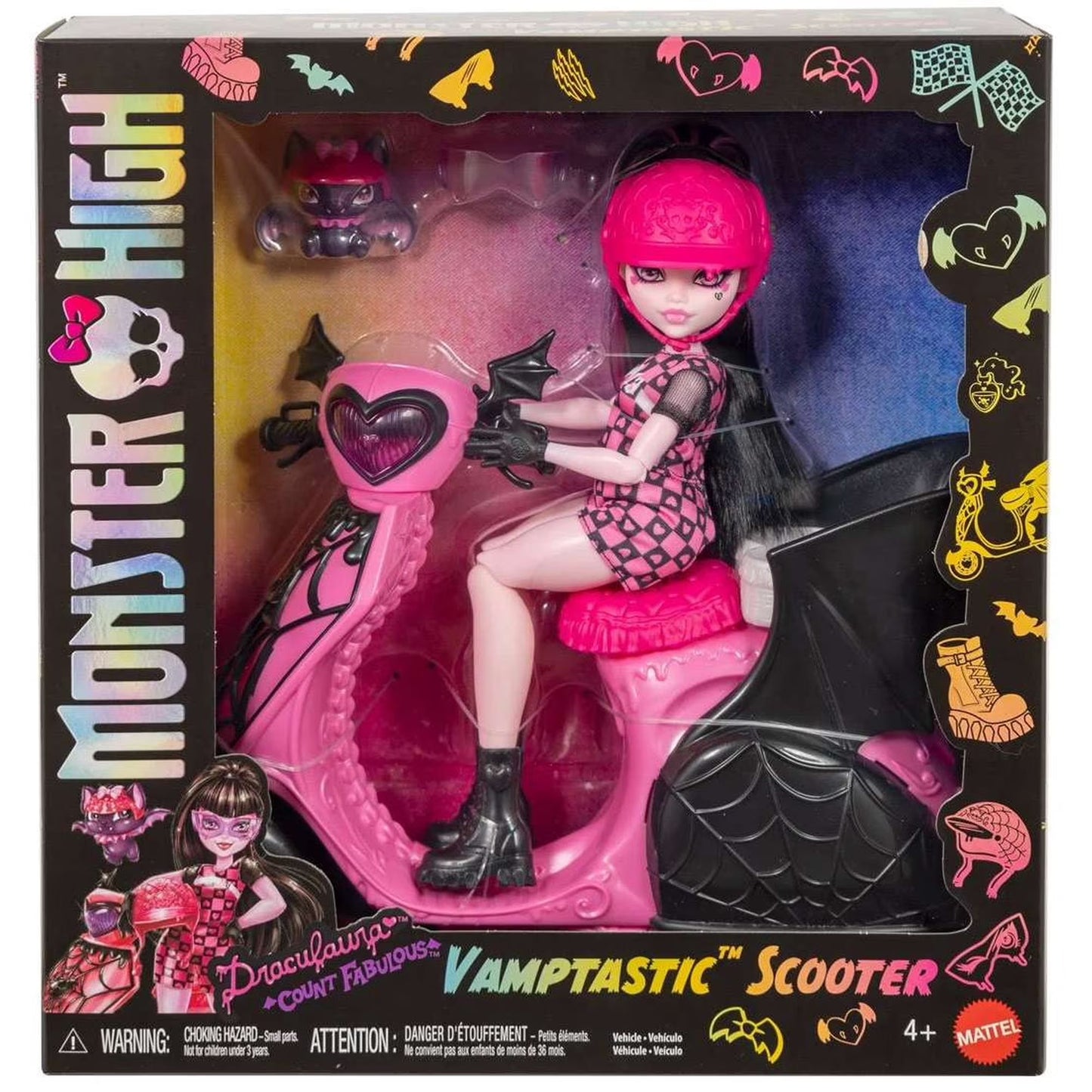 Monster High Draculaura and Scooter