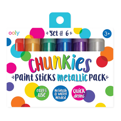 Chunkies: Paint Sticks Metallic Pack (Set of 6)