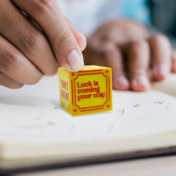 Feeling Lucky: Dice Erasers (Set of 5)