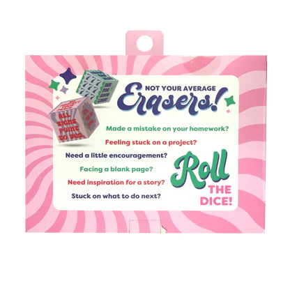 Feeling Lucky: Dice Erasers (Set of 5)