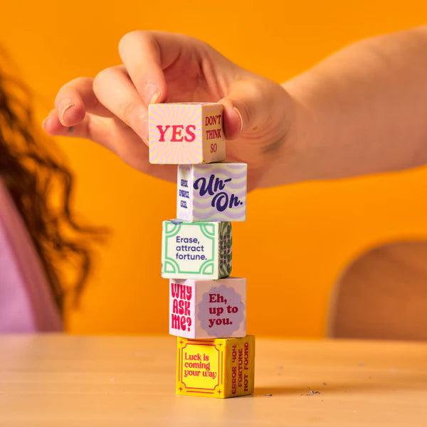 Feeling Lucky: Dice Erasers (Set of 5)