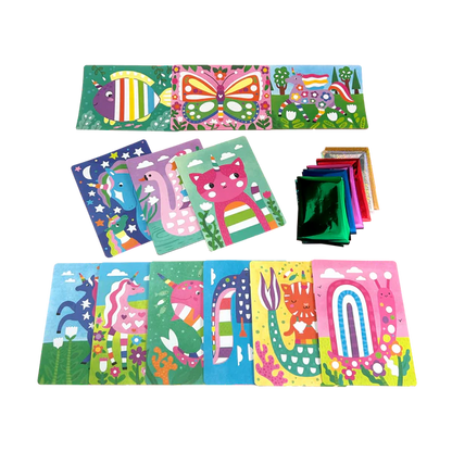Foil-tastic: Foil Art & Coloring Fun - Whimsical World