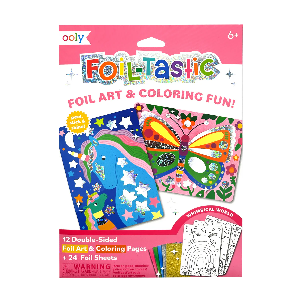 Foil-tastic: Foil Art & Coloring Fun - Whimsical World