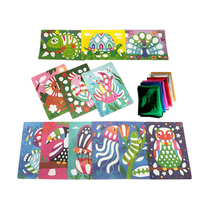 Foil-tastic: Foil Art & Coloring Fun - Awesome Animals