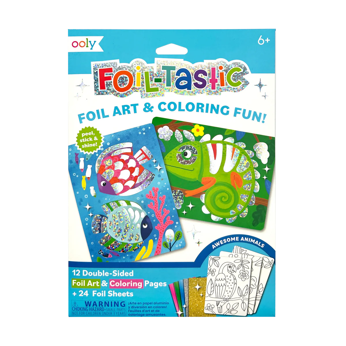 Foil-tastic: Foil Art & Coloring Fun - Awesome Animals