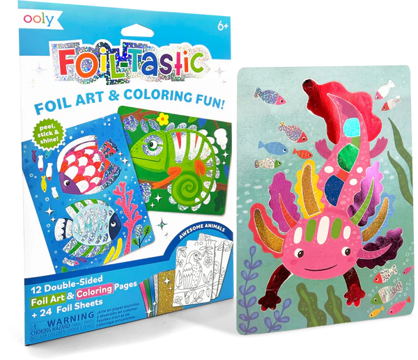 Foil-tastic: Foil Art & Coloring Fun - Awesome Animals