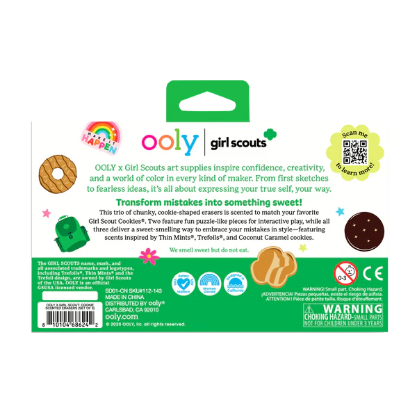Girl Scouts: Cookie Scented Erasers