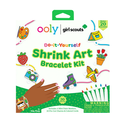Girl Scouts: Do-It-Yourself Shrink Art Bracelet Kit (30pc Set)