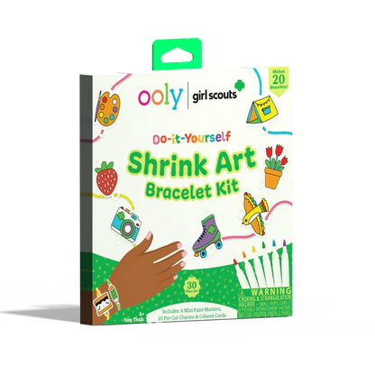 Girl Scouts: Do-It-Yourself Shrink Art Bracelet Kit (30pc Set)
