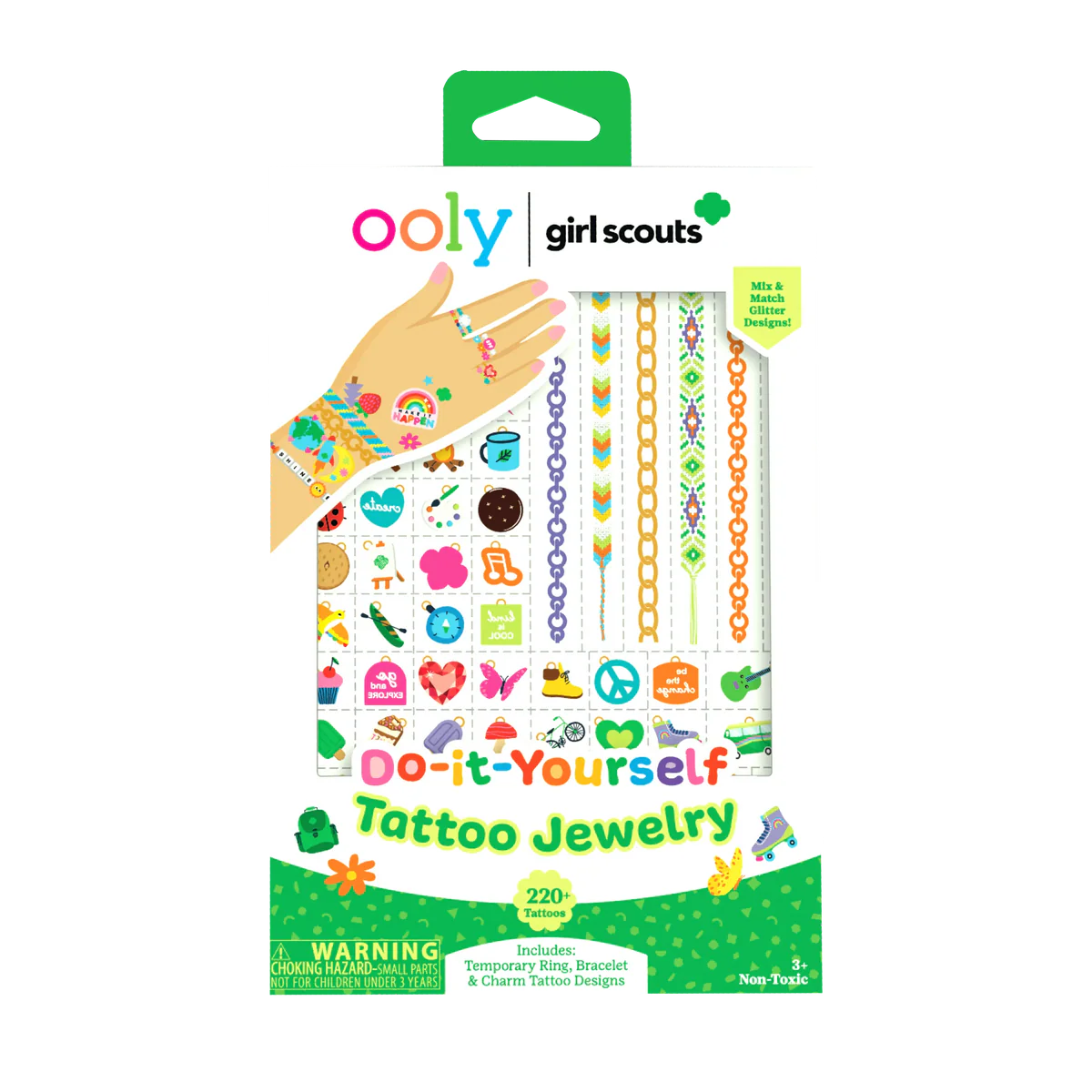 Girl Scouts: Do-It-Yourself Tattoo Jewelry (3 Sheet Set)