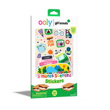 Girl Scouts: S'mores Scented Stickers (Set of 2 Sheets & 6 Die-Cut)
