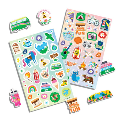 Girl Scouts: S'mores Scented Stickers (Set of 2 Sheets & 6 Die-Cut)