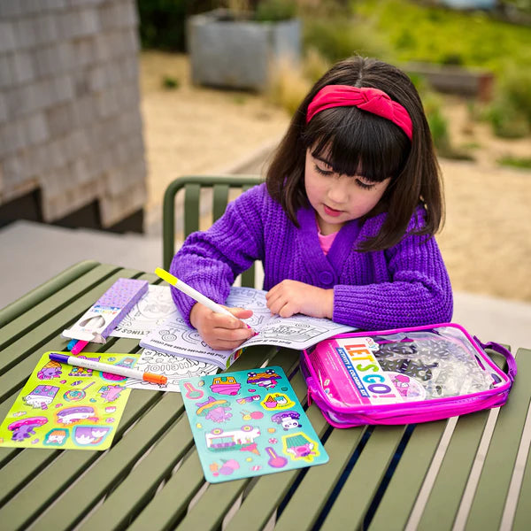 Let's Go!: Activity & Coloring Kit - Robo Dinos