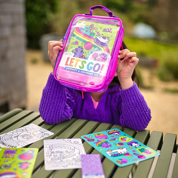 Let's Go!: Activity & Coloring Kit - Robo Dinos