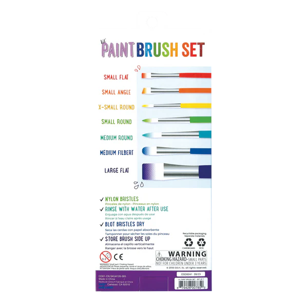 Lil' Paint Brush Set (Set of 7)