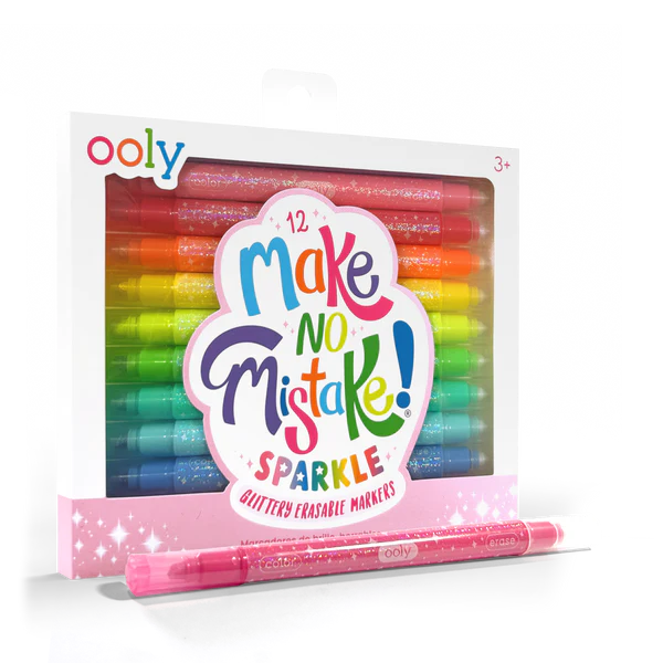 Make No Mistake!: Glittery Erasable Markers