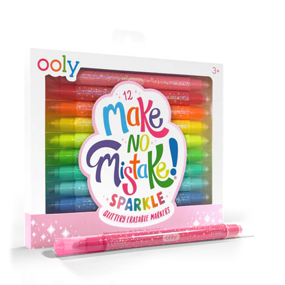 Make No Mistake!: Glittery Erasable Markers