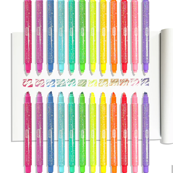Make No Mistake!: Glittery Erasable Markers