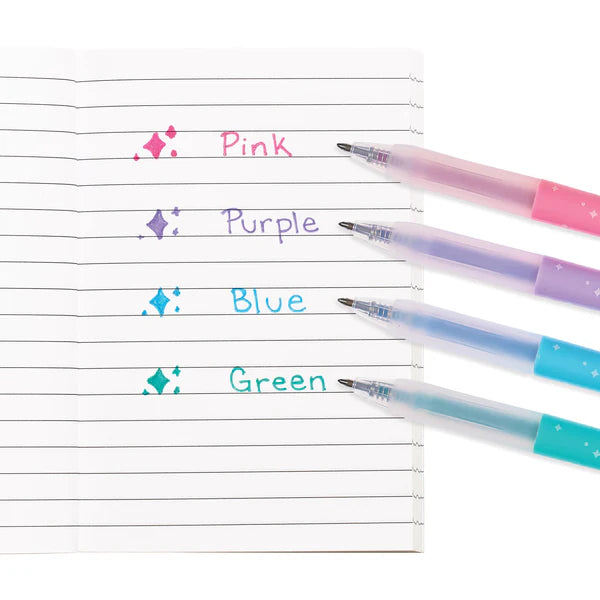 Oh My Glitter!: Retractable Glitter Ink Gel Pens