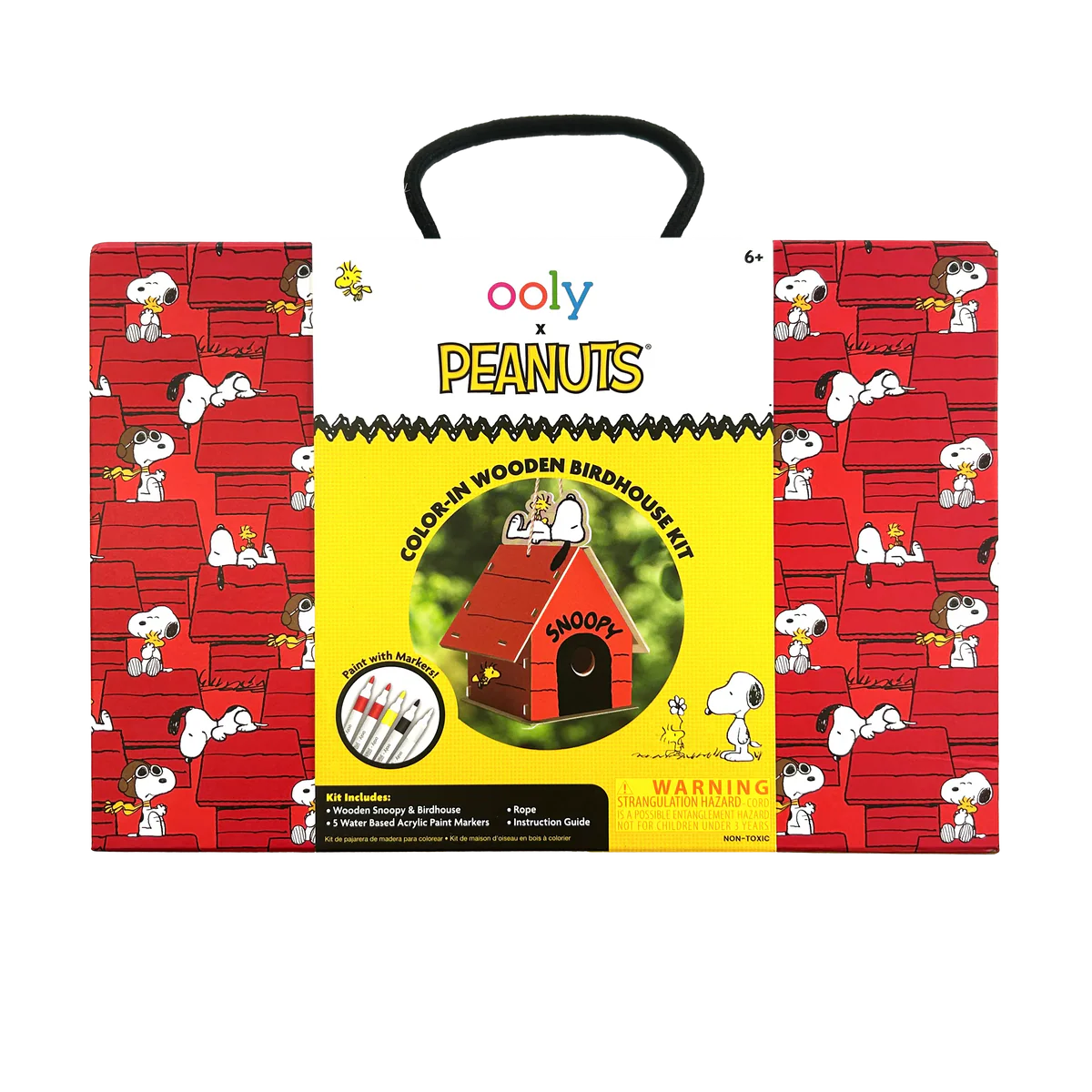 Peanuts: Color-in' Wooden Birdhouse Kit
