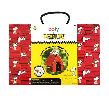 Peanuts: Color-in' Wooden Birdhouse Kit