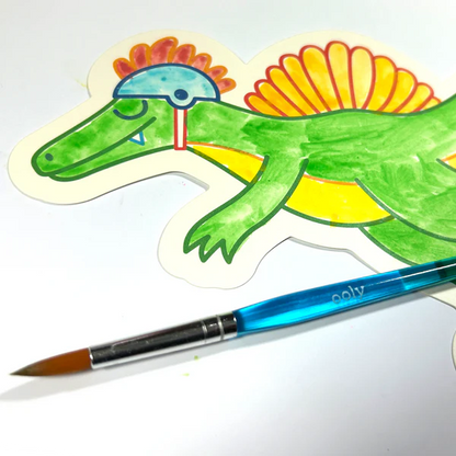 Playful Painters: Easy Watercolor Painting Kit Chills & Thrills Dinos
