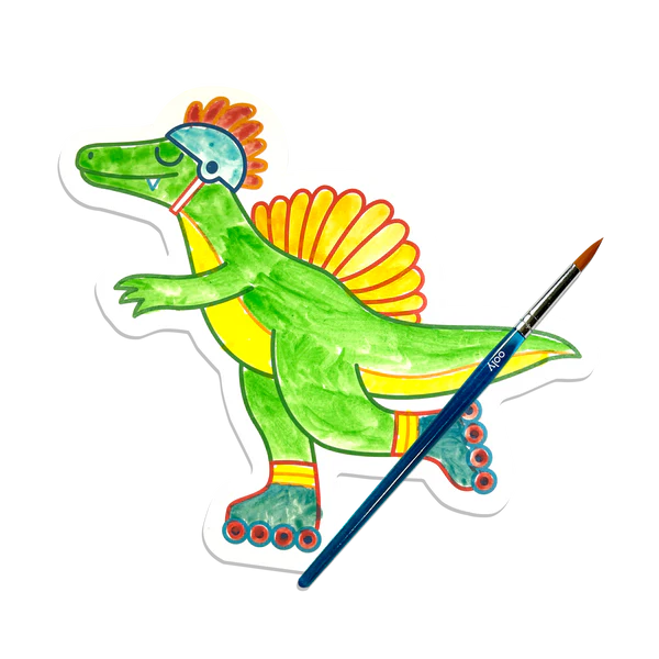 Playful Painters: Easy Watercolor Painting Kit Chills & Thrills Dinos