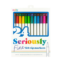 Seriously: Fine Felt Tip Markers (Set of 24)
