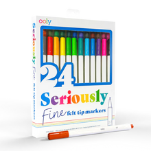 Seriously: Fine Felt Tip Markers (Set of 24)