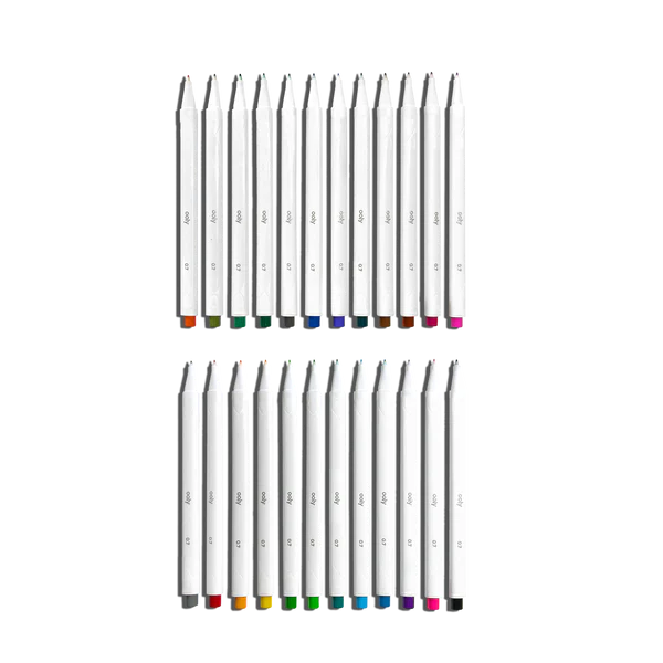 Seriously: Fine Felt Tip Markers (Set of 24)