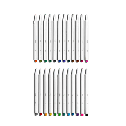Seriously: Fine Felt Tip Markers (Set of 24)