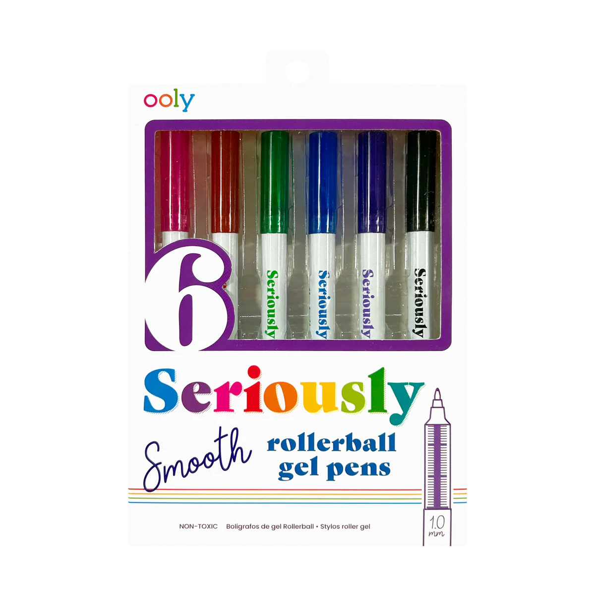 Seriously Smooth: Rollerball Gel Pens (Set of 6)