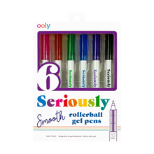 Seriously Smooth: Rollerball Gel Pens (Set of 6)