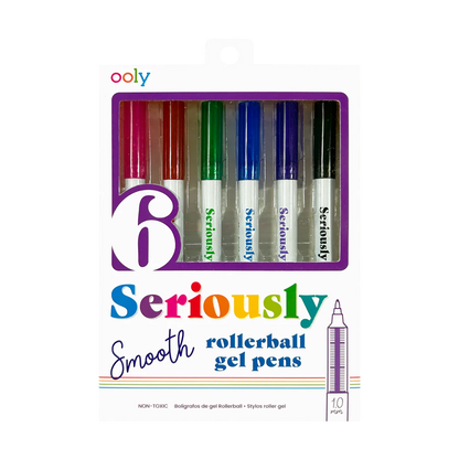 Seriously Smooth: Rollerball Gel Pens (Set of 6)