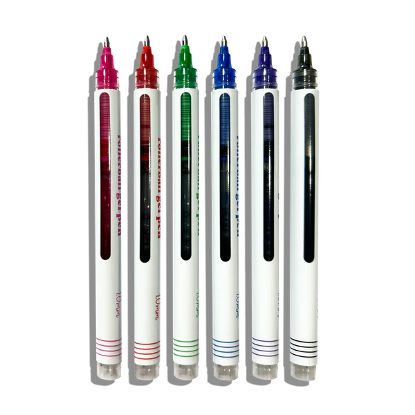 Seriously Smooth: Rollerball Gel Pens (Set of 6)
