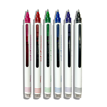 Seriously Smooth: Rollerball Gel Pens (Set of 6)