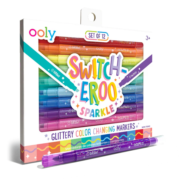 Switch-eroo!: Color-Changing Markers (Set of 12)