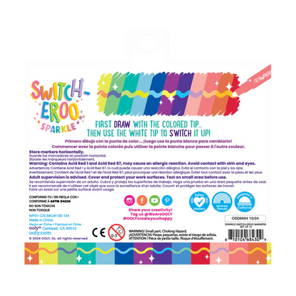Switch-eroo!: Color-Changing Markers (Set of 12)