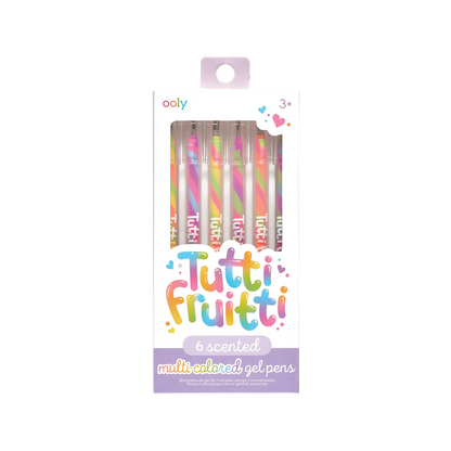 Tutti Fruitti: Scented Multi-Colored Gel Pens (Set of 6)