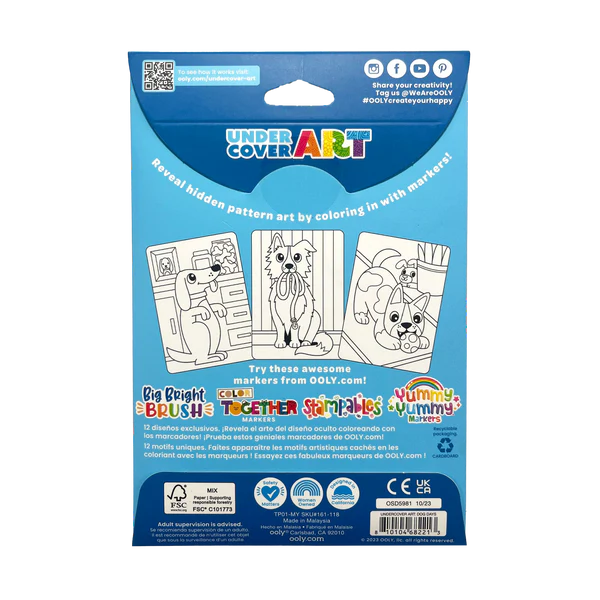 Undercover Art Dog Days Activity and Coloring Book