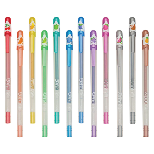Yummy Yummy: Scented Glitter Gel Pens (Set of 12)