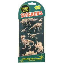 Glow-in-the-Dark: Glowing Dino Bones Stickers