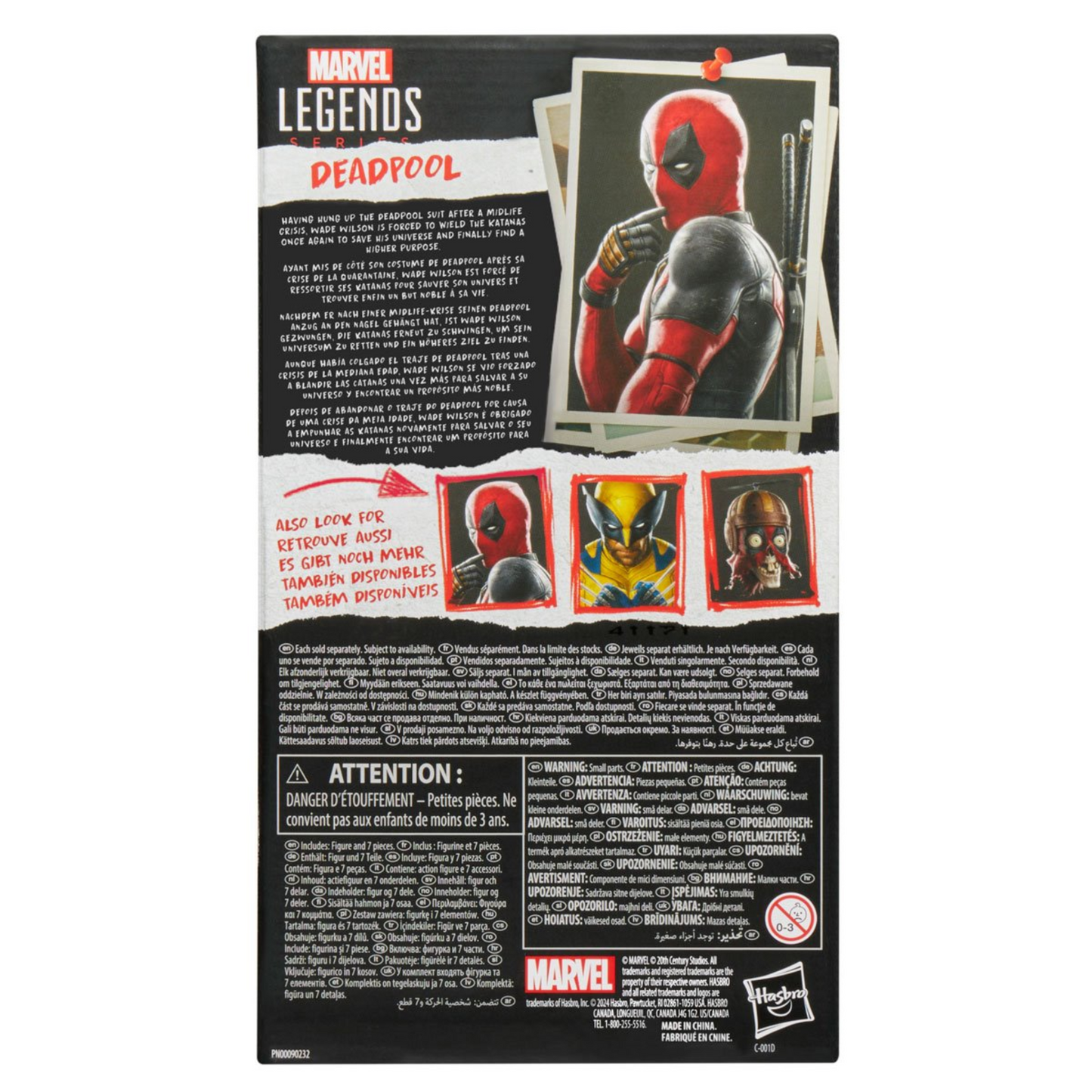 Marvel Legends Deadpool & Wolverine Deadpool 6-Inch Action Figure