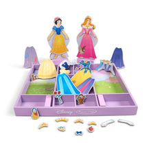 Sleeping Beauty & Snow White Wooden Magnetic Dress Up