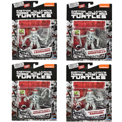 TMNT Classic Comic Book Series Black and White Turtles Action Figure 4-Pack (Playmates)