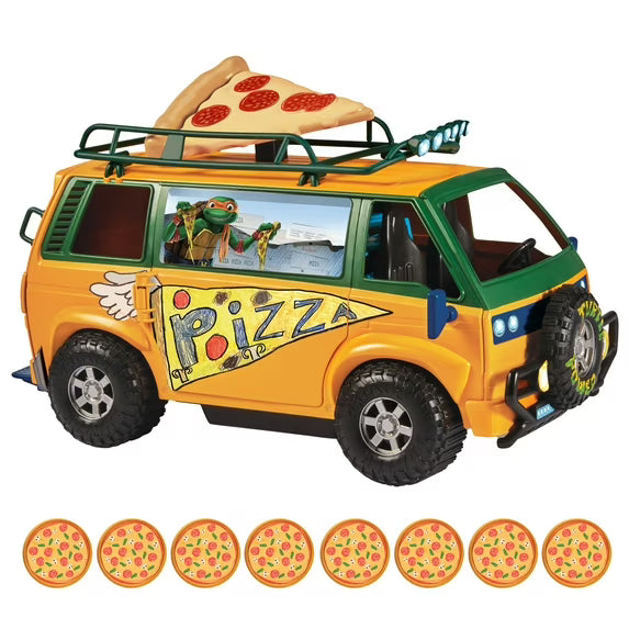 TMNT Mutant Mayhem PizzaFire Van