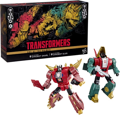 Transformers Selects Age of the Primes G2 Dinobots Slug & Snarl