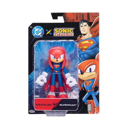 Sonic x DC 5in Figure Knuckles as Superman Wave 2